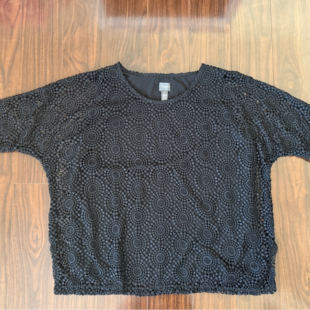 Travelers By Chicos Women’s Black Top Size 3 New